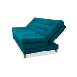 Sofacama Bieri Turquesa 180x95cm de Tres Puestos Reclinable - Sofas y Poltronas | Bylmo