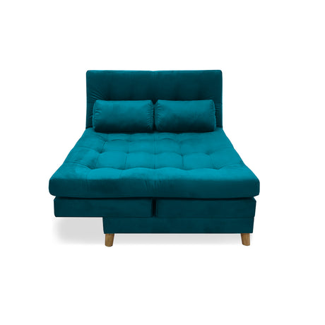 Sofacama Bieri Turquesa 180x95cm de Tres Puestos Reclinable - Sofas y Poltronas | Bylmo