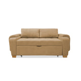 Sofacama Hartmann Camel 180x94cm de Dos Puestos Reclinable - Sofas y Poltronas | Bylmo