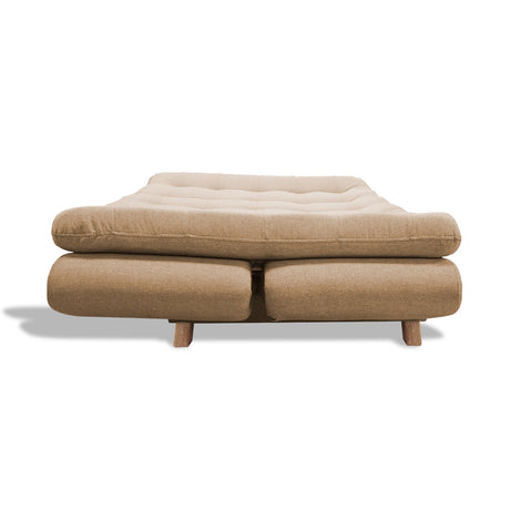 Sofacama Lehmann Camel 175x90cm de Tres Puestos Reclinable - Sofas y Poltronas | Bylmo