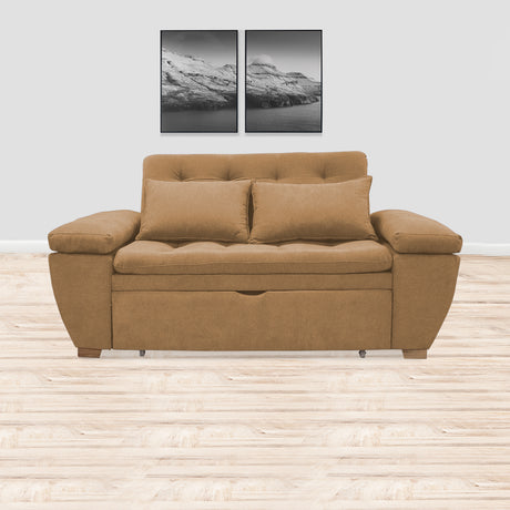 Sofacama Tobler Camel 180x95cm de Dos Puestos Reclinable - Sofas y Poltronas | Bylmo