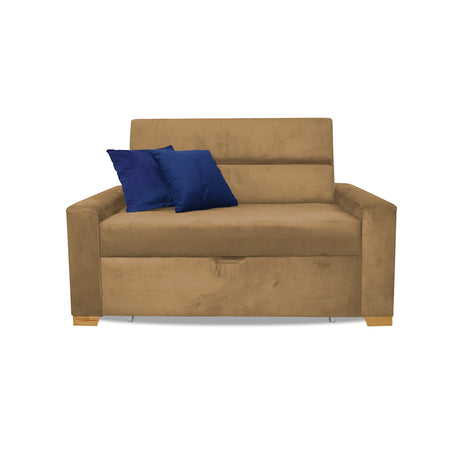Sofacama Vogel Camel 150x94cm de Dos Puestos Reclinable - Sofas y Poltronas | Bylmo