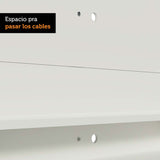 Panel de TV Alfa Blanco 180x135cm Para TV Hasta 60 Pulgadas - Muebles de TV | Bylmo