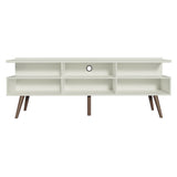 Rack de TV Londres Blanco 160x58cm Para TV Hasta 65 Pulgadas - Muebles de TV | Bylmo
