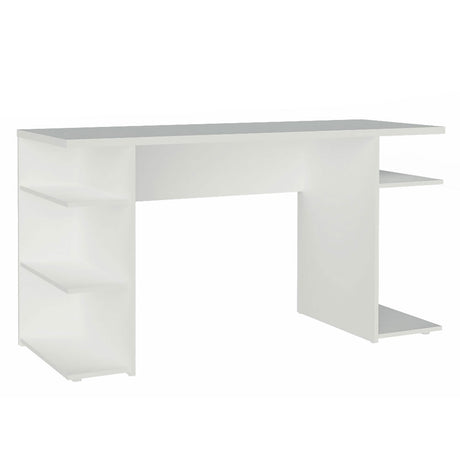Escritorio Gamer Alaska B Blanco 136x75cm Sin Cajones - Escritorios | Bylmo