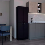 Alacena Lynch Wengue 60x180.6cm de Piso - Alacenas y Muebles Microondas | Bylmo