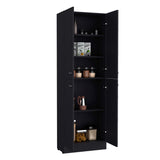 Alacena Lynch Wengue 60x180.6cm de Piso - Alacenas y Muebles Microondas | Bylmo