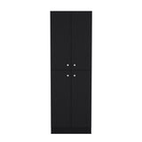 Alacena Lynch Wengue 60x180.6cm de Piso - Alacenas y Muebles Microondas | Bylmo