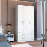 Closet Sebree Blanco 90x180.6cm con Dos Cajones - Closets | Bylmo