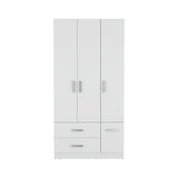 Closet Sebree Blanco 90x180.6cm con Dos Cajones - Closets | Bylmo