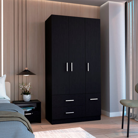 Closet Sebree Wengue 90x180.6cm con Dos Cajones - Closets | Bylmo