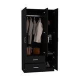 Closet Sebree Wengue 90x180.6cm con Dos Cajones - Closets | Bylmo