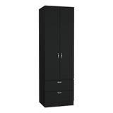 Closet Vicco Wengue 59.2x195cm con Dos Cajones - Closets | Bylmo
