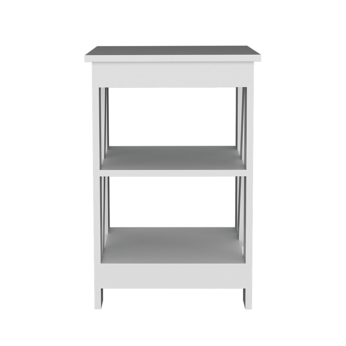 Mesa Auxiliar Taylor Blanco 40x60.6cm Rectangular con Patas - Mesas Auxiliares | Bylmo