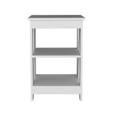 Mesa Auxiliar Taylor Blanco 40x60.6cm Rectangular con Patas - Mesas Auxiliares | Bylmo