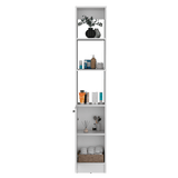 Armario de Baño Parks Blanco 33.1x180.6cm de Piso con Tres Entrepaños - Muebles para Baño | Bylmo