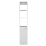 Armario de Baño Parks Blanco 33.1x180.6cm de Piso con Tres Entrepaños - Muebles para Baño | Bylmo