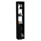 Armario de Baño Parks Wengue 33.1x180.6cm de Piso con Tres Entrepaños - Muebles para Baño | Bylmo