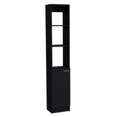 Armario de Baño Parks Wengue 33.1x180.6cm de Piso con Tres Entrepaños - Muebles para Baño | Bylmo