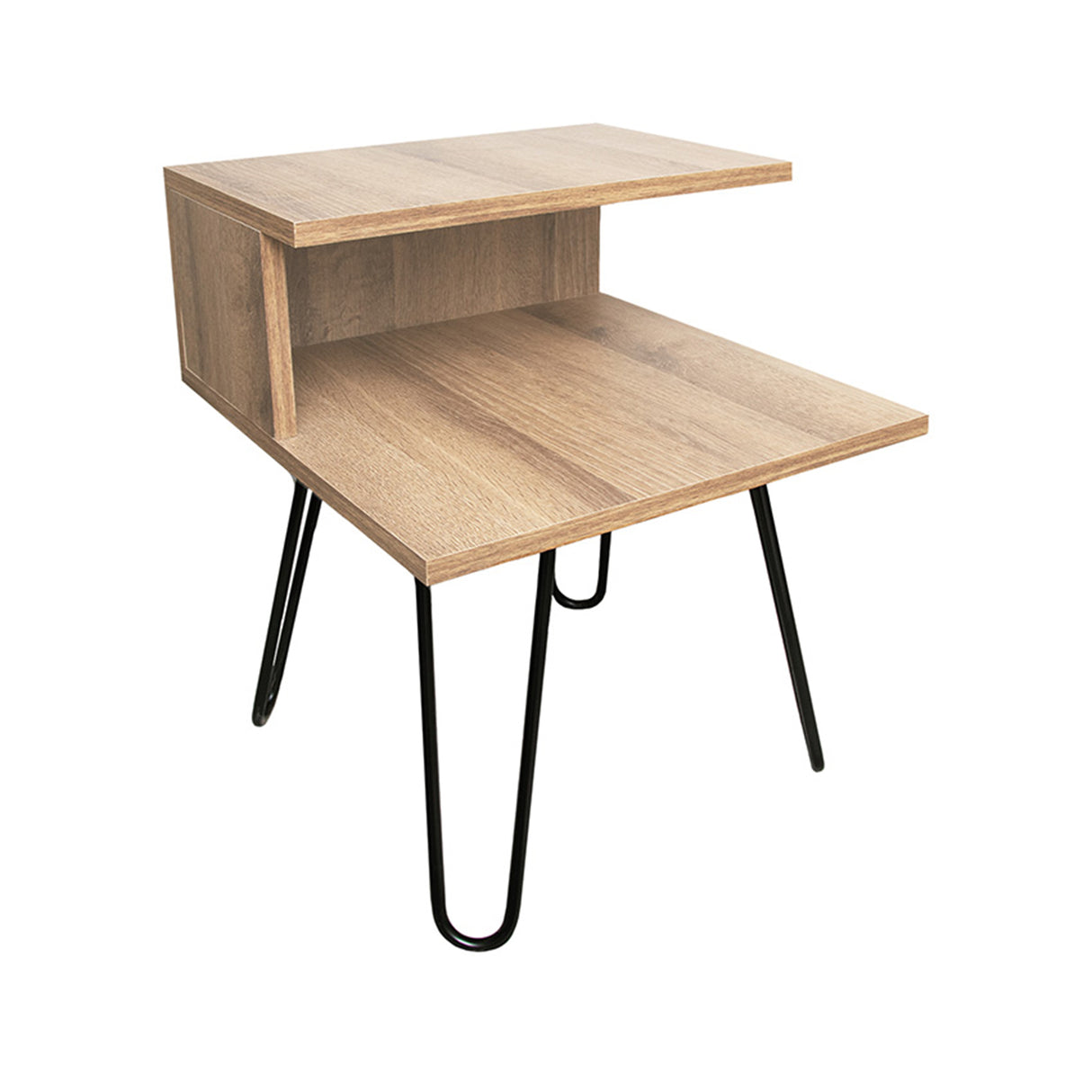 Mesa de Noche Montevideo Beige 40x50cm Con Patas - Mesas de Noche | Bylmo
