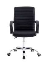 Silla de Oficina X 59B Negra 59x92cm con Apoya Brazos - Sillas de Oficina | Bylmo