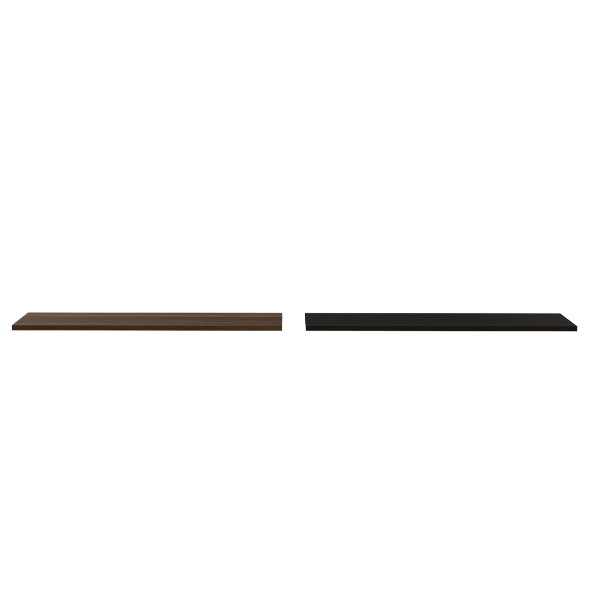 Repisa Wall Z Classic Caramelo 160x1.5cm con Dos Entrepaños - Repisas y Percheros | Bylmo