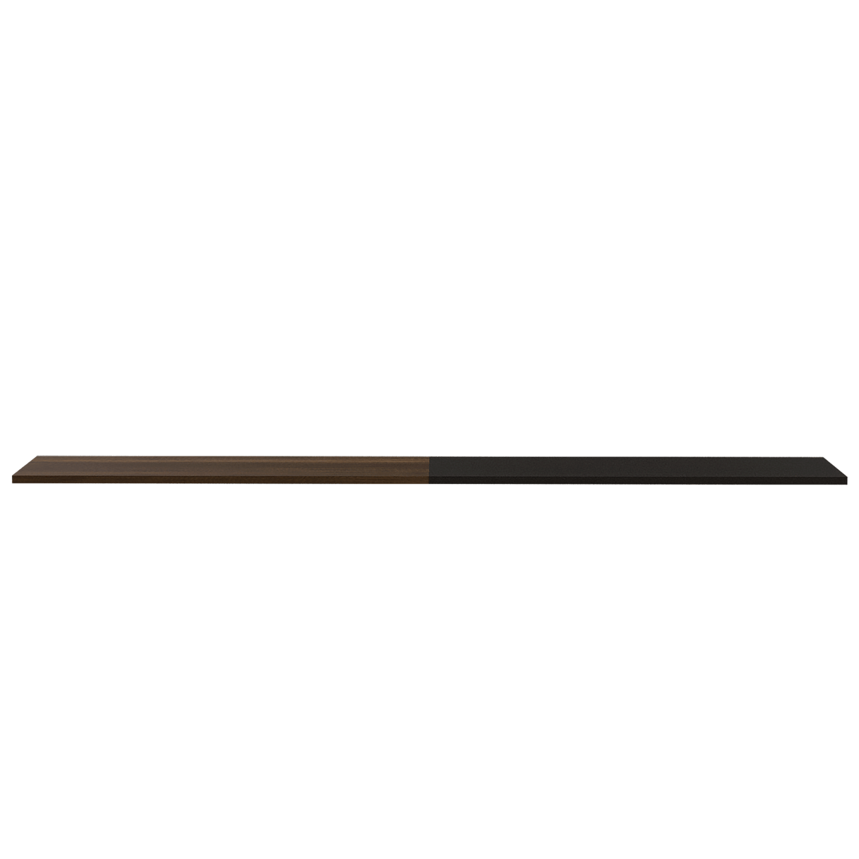Repisa Wall Z Classic Caramelo 160x1.5cm con Dos Entrepaños - Repisas y Percheros | Bylmo