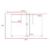 Escritorio Home Office Milan 120x75cm de Doble Puesto - Escritorios | Bylmo