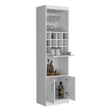 Bar Alto Kevil Blanco 51x180.6cm de Piso - Bares | Bylmo