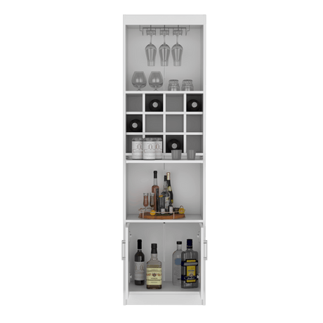 Bar Alto Kevil Blanco 51x180.6cm de Piso - Bares | Bylmo
