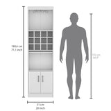 Bar Alto Kevil Blanco 51x180.6cm de Piso - Bares | Bylmo