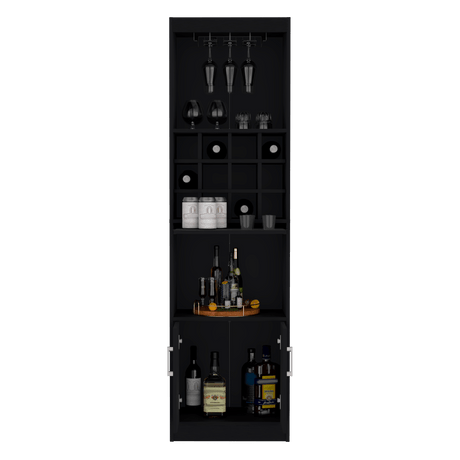 Bar Alto Kevil Wengue 51x180.6cm de Piso - Bares | Bylmo
