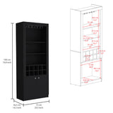 Bar Alto Nebo Wengue 75x190cm de Piso - Bares | Bylmo