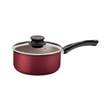Olla Paris Rojo 17.4x13.1cm Antiadherente de 1.5 Litros - Ollas y Sartenes | Bylmo