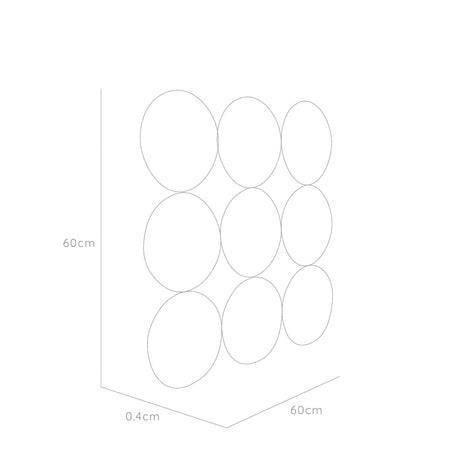 Espejo Artemis 60x60cm Redondo Sin Marco - Espejos Decorativos | Bylmo