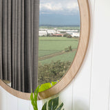 Espejo Ary 80x80cm Redondo Con Marco en Madera - Espejos Decorativos | Bylmo