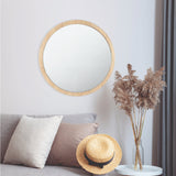 Espejo Ary 80x80cm Redondo Con Marco en Madera - Espejos Decorativos | Bylmo