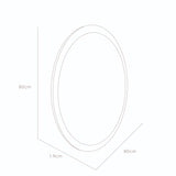Espejo Ary 80x80cm Redondo Con Marco en Madera - Espejos Decorativos | Bylmo