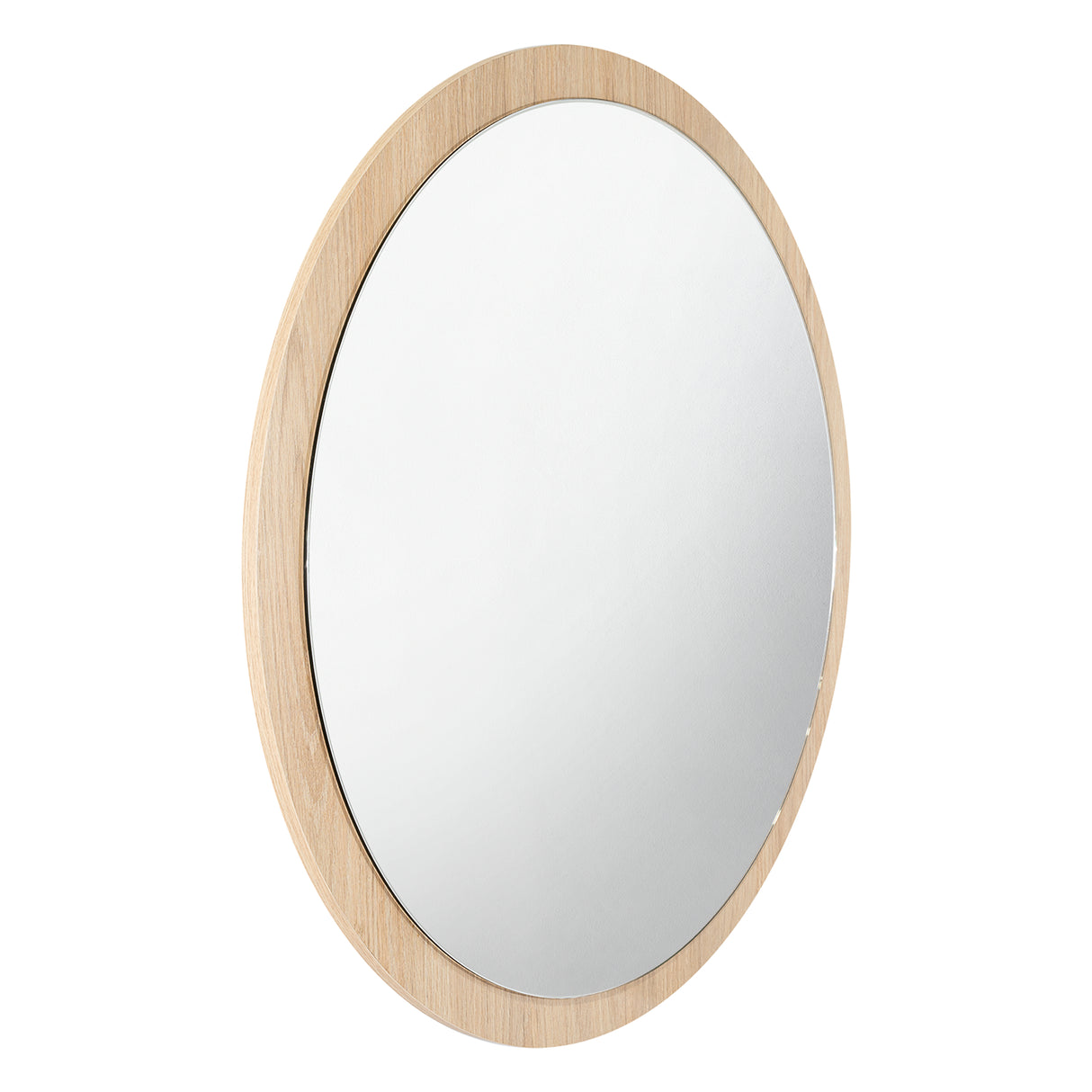 Espejo Ary 80x80cm Redondo Con Marco en Madera - Espejos Decorativos | Bylmo