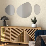 Espejo Gocce 52x60cm Ovalado Sin Marco - Espejos Decorativos | Bylmo
