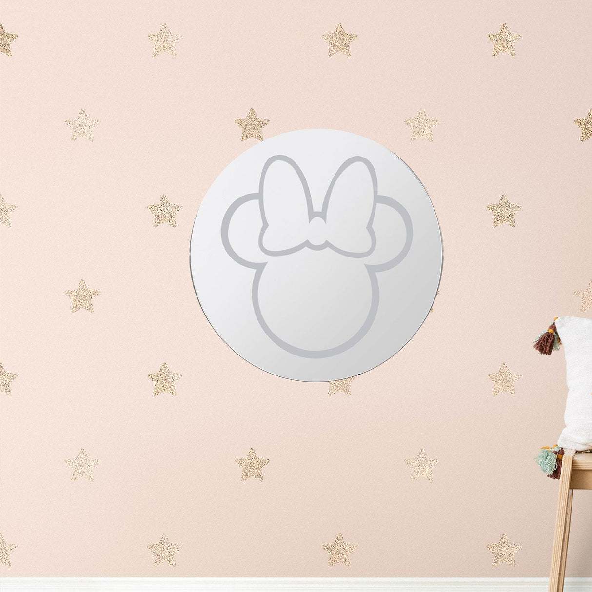 Espejo Infantil 78x78cm Redondo Sin Marco - Espejos Decorativos | Bylmo