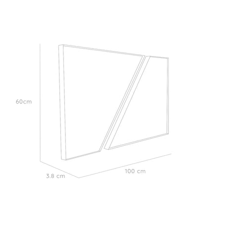 Espejo Kenny 60x100cm Rectangular Con Marco Metálico - Espejos Decorativos | Bylmo