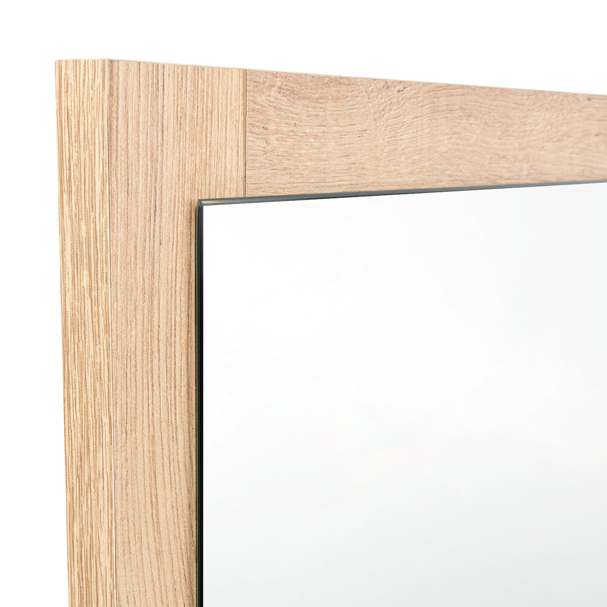 Espejo Make - Up 35x35cm Rectangular Con Marco en Madera - Espejos Decorativos | Bylmo