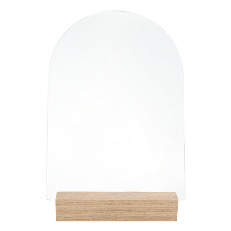 Espejo Noruega 25x18cm Rectangular Con Base En Madera - Espejos Decorativos | Bylmo