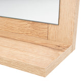 Espejo Shaver 23x35cm Rectangular Con Marco En Madera - Espejos Decorativos | Bylmo