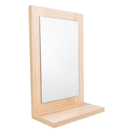 Espejo Shaver 23x35cm Rectangular Con Marco En Madera - Espejos Decorativos | Bylmo