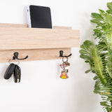 Perchero Kenia Cafe 15x40cm Rectangular - Repisas y Percheros | Bylmo