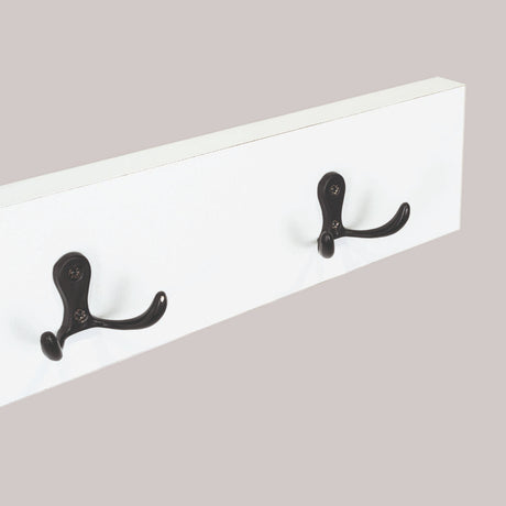 Perchero Sócrates Blanco 7x40cm Rectangular - Repisas y Percheros | Bylmo