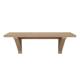 Repisa Bella Cafe 22x60cm Rectangular - Repisas y Percheros | Bylmo