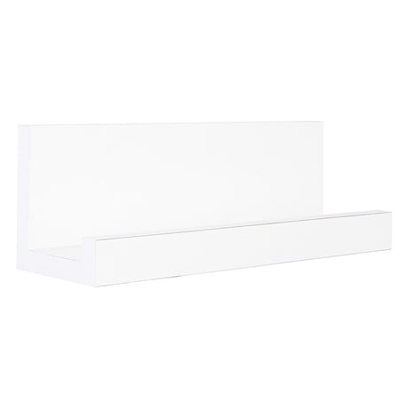 Repisa Julia Blanco 10x30cm en Forma de J - Repisas y Percheros | Bylmo